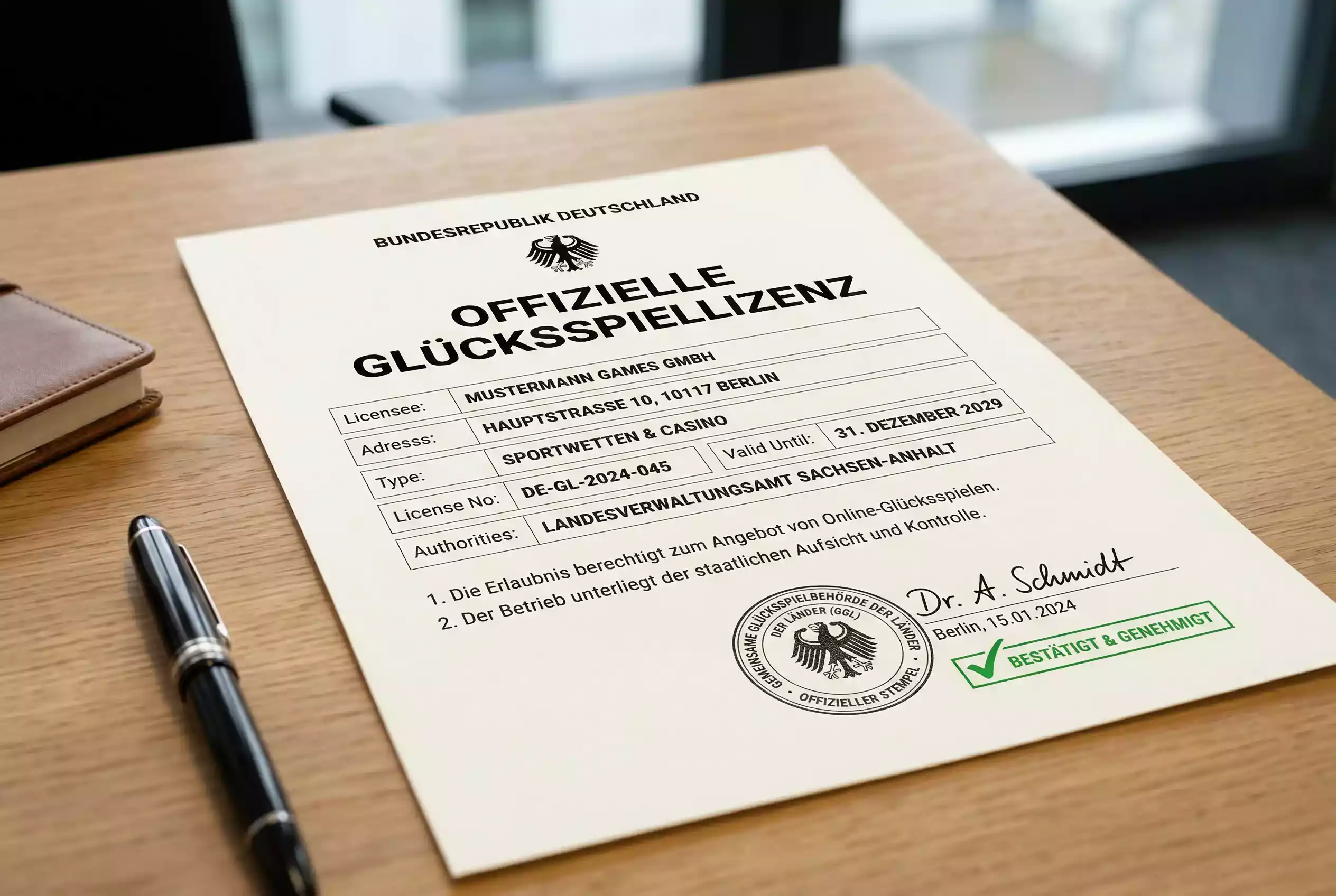 GGL White List – Offizielle Lizenzurkunde für Pferdewetten-Anbieter